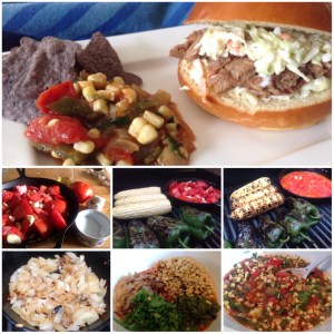 What to do with ripe tomatoes and leftover corn? Fire up the grill and roast up Summer's End Salsa.